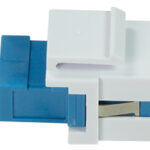 LogiLink glasvezelkoppeling, 2x SC-simplex, single mode, aquablauw.