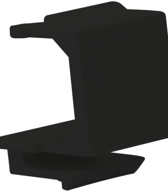 LogiLink afdekplaatjes voor keystonepoorten, zwart, set van 10