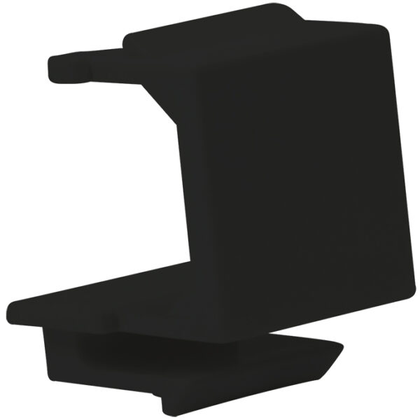 LogiLink afdekplaatjes voor keystonepoorten, zwart, set van 10