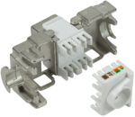 Afgeschermde Cat.6A aansluitmodule klasse EA, grijs