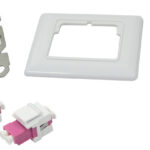 LogiLink koppelingsbox, 2 x LC-duplex-koppeling, wit