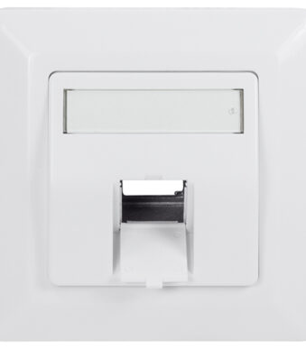 LogiLink inbouwdoos voor keystonemodule, 1-vaks, signaalwit.