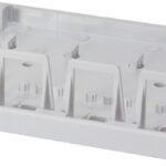 LogiLink opbouw-montagebehuizing voor 4 keystonepoorten, onbeschermd