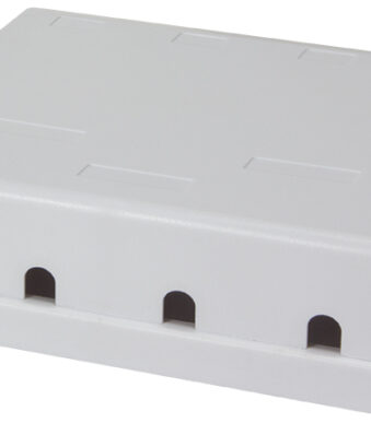 LogiLink opbouw-montagebehuizing voor 4 keystonepoorten, onbeschermd