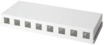 LogiLink Keystone Opbouw-Lege Behuizing, Onbeschermd, 8-vaks