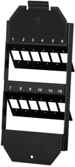 Vloerbasishouder voor 6 glasvezelkoppelingen