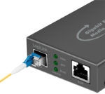 LogiLink Gigabit mediaconverter, RJ45/SFP, zwart
