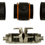 LogiLink outdoor-kabelverbinder, categorie 6A / categorie 7, zwart