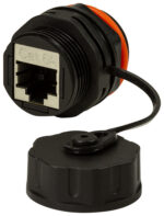 LogiLink industriële aansluitkoppeling Categorie 6A, 2x RJ45-stekker.