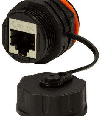 LogiLink industriële aansluitkoppeling Categorie 6A, 2x RJ45-stekker.