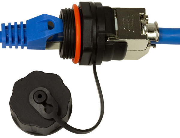 LogiLink industriële keystone-schroefdraadkoppeling cat.6A