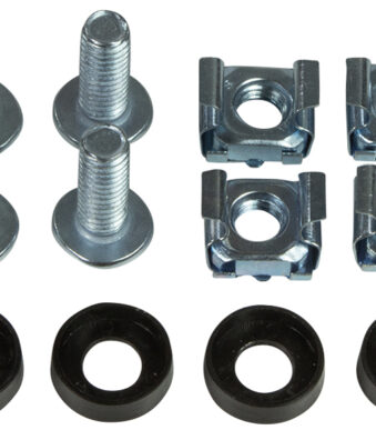 LogiLink kabelgeleiders set, staal, 40 x 40 mm, verzinkt