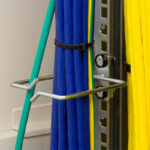 Logikabel kabelgeleiderbeugels, staal, 80 x 80 mm, verzinkt