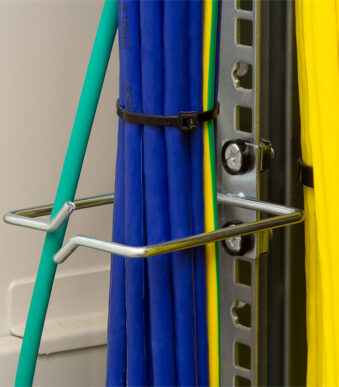 Logikabel kabelgeleiderbeugels, staal, 80 x 80 mm, verzinkt