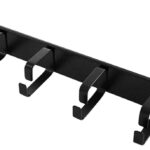 LogiLink 19 inch kabelbeheerplateau, 1 HE, 5 kabelgeleiders