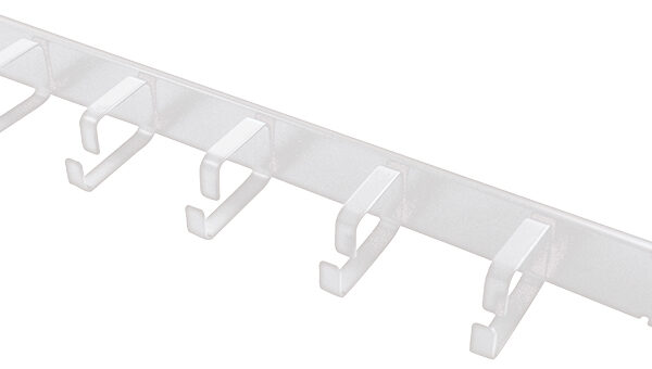 LogiLink 19 inch kabelbeheerplateau, 1 HE, 5 kabelgeleiders