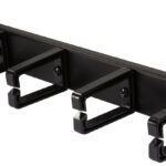 LogiLink 19 inch kabelbeheerplateau, 1 HE, 5 kabelgeleiders