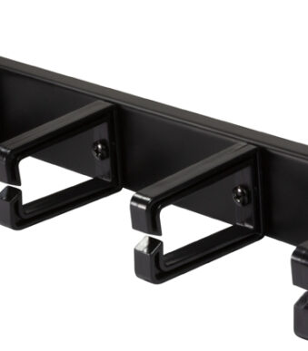 LogiLink 19 inch kabelbeheerplateau, 1 HE, 5 kabelgeleiders