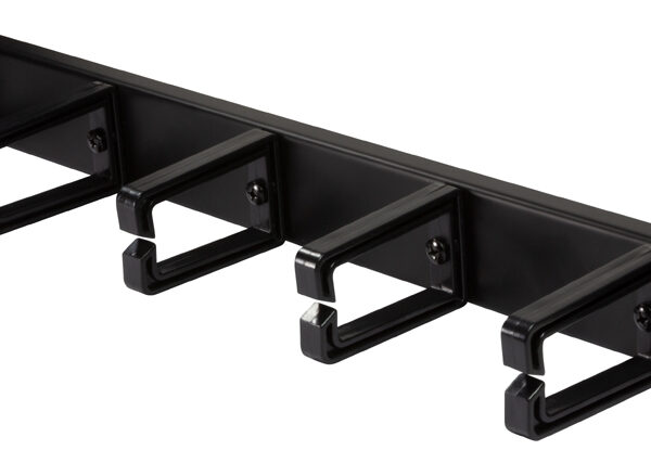 LogiLink 19 inch kabelbeheerplateau, 1 HE, 5 kabelgeleiders