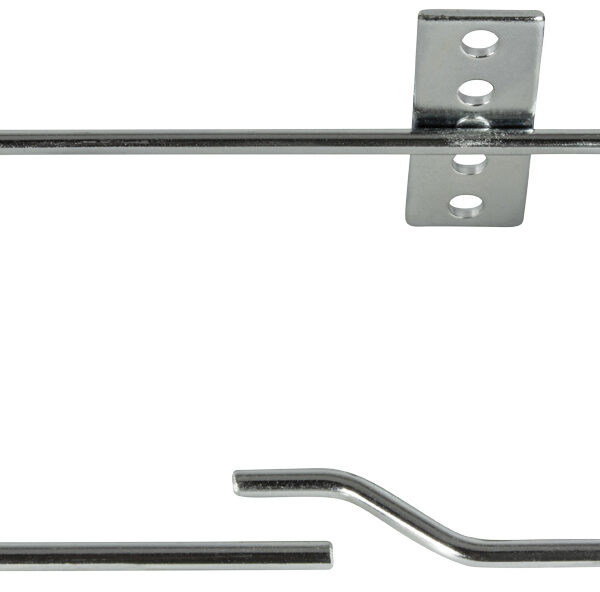 Stalen kabelgeleider, 140 x 100 mm, verzinkt