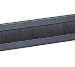 LogiLink kabelinvoerpaneel, 1 HE, zwart (RAL9005)