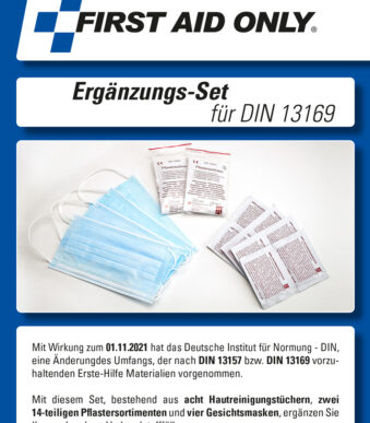 Eerste hulp aanvulset voor normupdate DIN13169