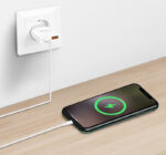 LogiLink USB-stekkeradapter - 1x USB-C (snelladen), 1x USB-A (snel opladen)