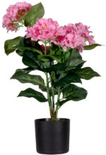 PAPERFLOW kunstbloem - hortensia, roze, hoogte: 55 cm
