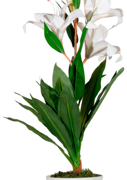 PAPERFLOW kunstbloem - Lelie, hoogte: 65 cm