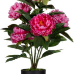 PAPERFLOW kunstbloem - pioenbloem, roze, hoogte: 550 mm