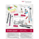 Tombow tekenblok 'Bristol', A4-formaat, blanco, 250 g/m²