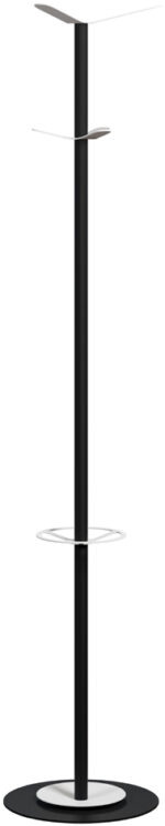 Kapstok kleurencollectie, 6 haken, wit