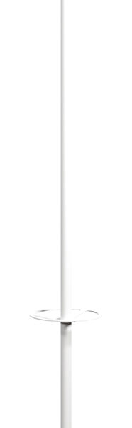 Kapstok Color Range, 8 haken, wit