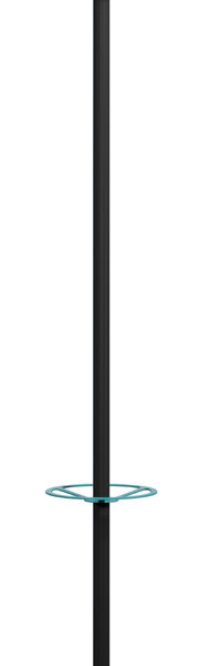 Kapstok kleurbereik, 10 haken, blauw