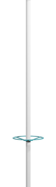 Kapstok kleurbereik, 10 haken, blauw