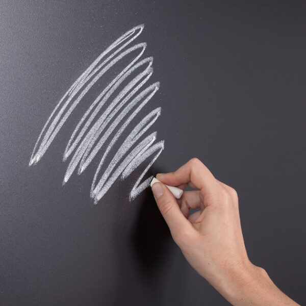 Krijttafel met kersenhouten kader, 90 x 60 cm