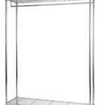 Mobiele garderobekast 'MOBI', chromen