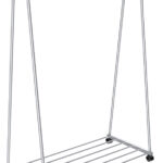 Kaplaststandaard 'Oslo', hoogte 1.780 mm, zilvergrijs