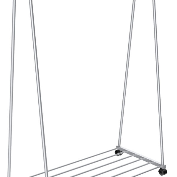Kaplaststandaard 'Oslo', hoogte 1.780 mm, zilvergrijs