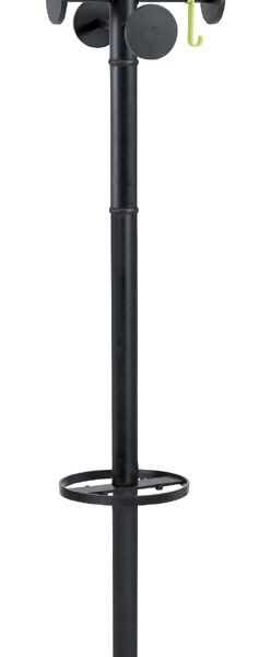 Kapstok 'STAN3', 8 haken, zwart