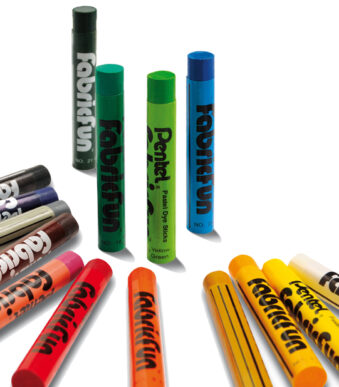 Pentel Stoffen Krijtstiften, Doos met 15 Stuks