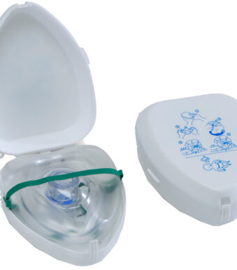 Zakbeademingsmasker, wit