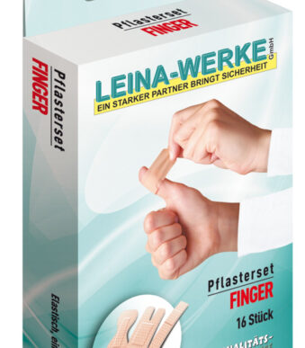 Verband-set 'Vingers', 16 delig, huidkleur