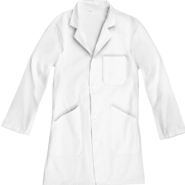 Wit zorgschort, 240 g/m², maat XS