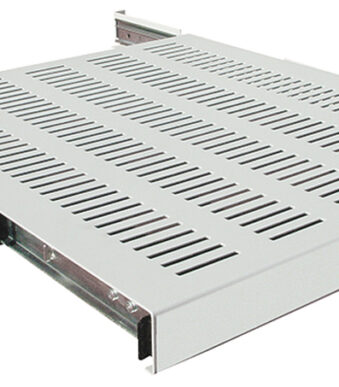 LogiLink 19" Universele Legplank, 1 HoogtEenheid, Uittrekbaar, 1.000 mm