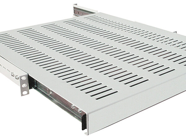 LogiLink 19" Universele Legplank, 1 HoogtEenheid, Uittrekbaar, 1.000 mm