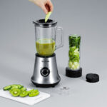 Roestvrijstalen multimixer en smoothiemaker to-go