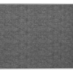 Bi-Office geluidsisolerende stoffenwand, 900 x 600 mm, grijs