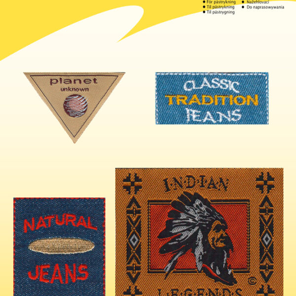 Kleibermotievenpakket 'Jeans', 4 motieven