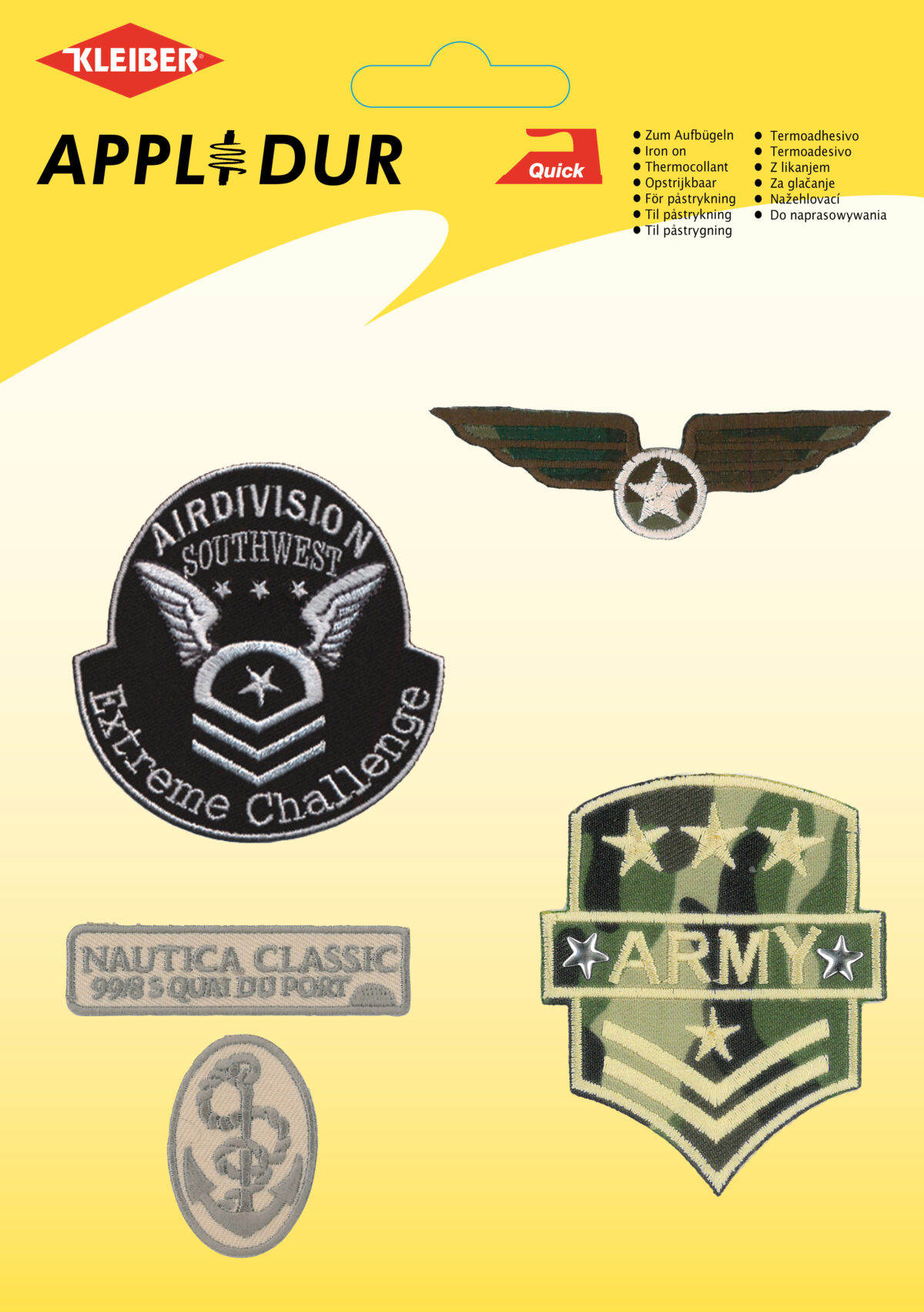 Kleiber Assortiment met camouflagepatronen, 5 motieven